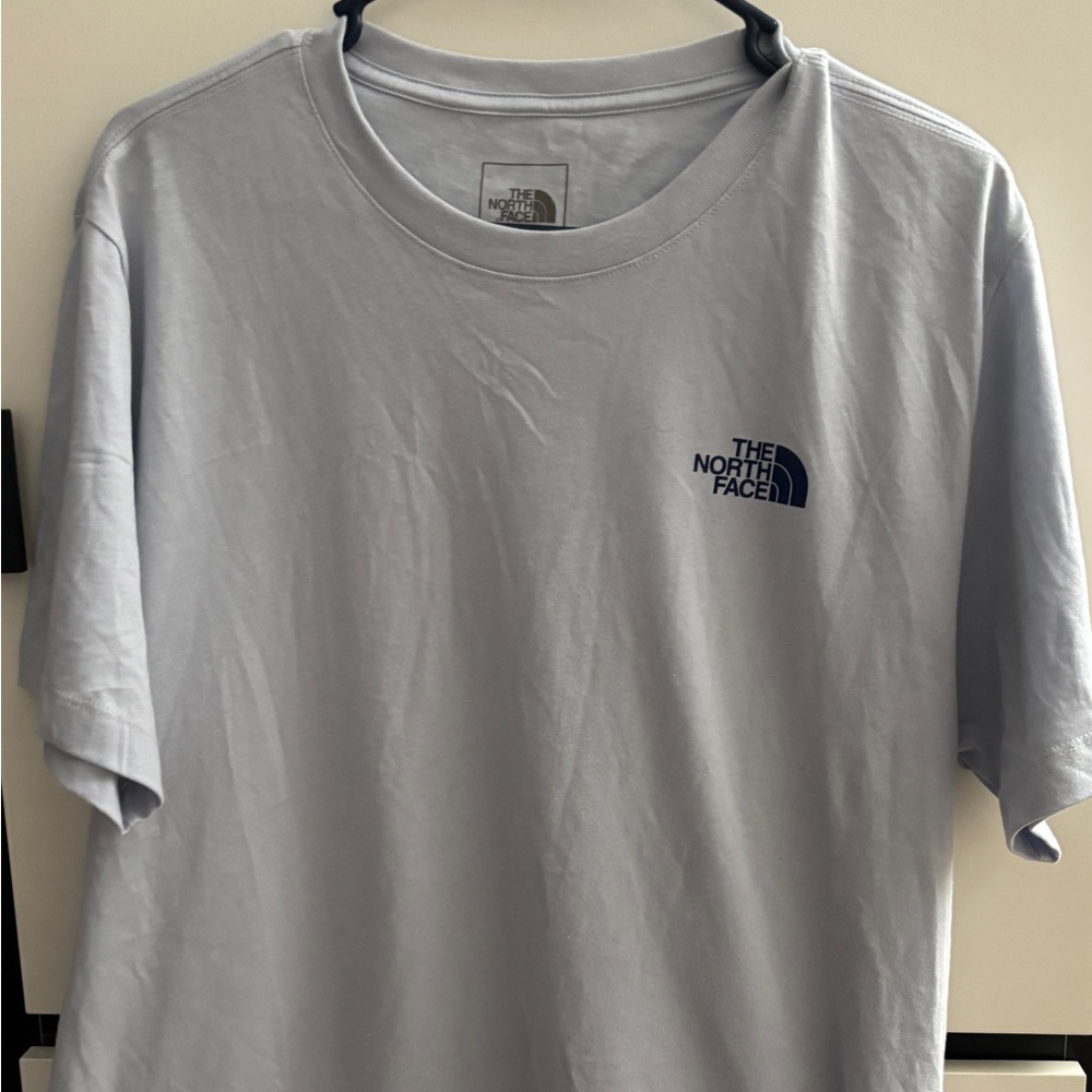 The North Face Men's Baby Blue Short Sleeve Tee